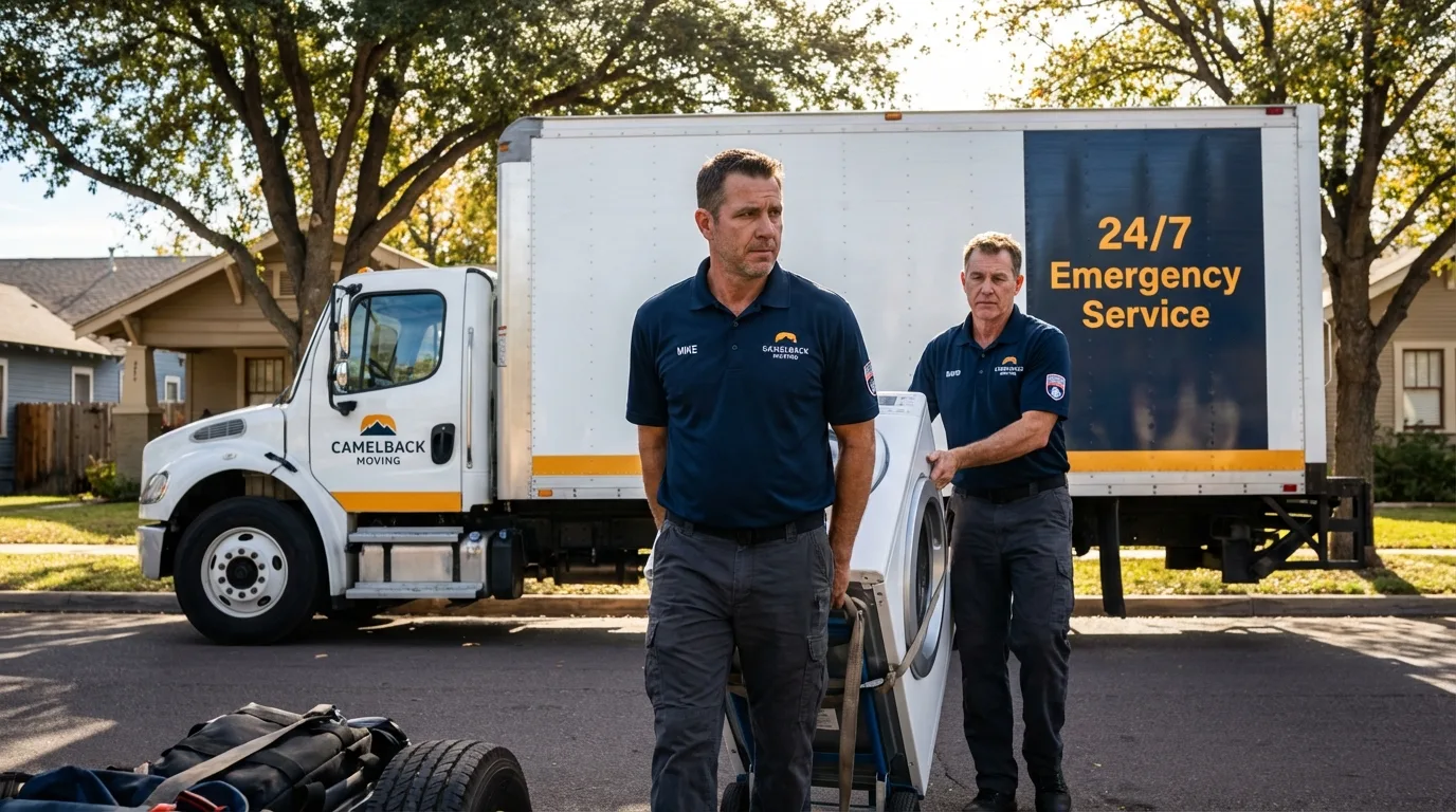 CamelBack Moving crew loading furniture in Creola, AL