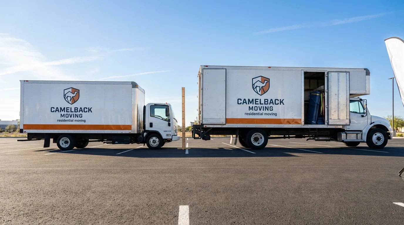 Moving truck size capacity guide in Creola
